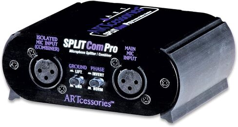ART Splitcom Pro 2 Way Microphone Splitter and Combiner, Monitor in Kuwait