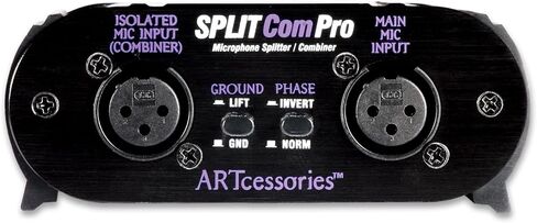 ART Splitcom Pro 2 Way Microphone Splitter and Combiner, Monitor in Kuwait