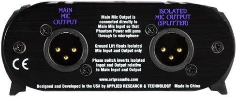ART Splitcom Pro 2 Way Microphone Splitter and Combiner, Monitor in Kuwait