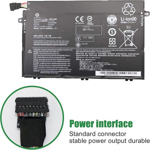 JIAZIJIA 01AV448 L17C3P51 SB10K97609 Laptop Battery Replacement for Lenovo ThinkPad E480 E485 E495 E580 E585 E490 E590 E595 E14 E15 Series L17M3P52 01AV447 L17L3P51 01AV445 L17M3P51 01AV446 11.1V 45Wh in Saudi Arabia