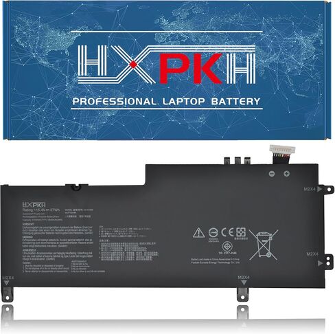 HXPK C41N1809 Laptop Battery for ASUS Zenbook UX562 UX562FN UX562FD UX562FDX Q536F Q536FD Q536FDX Q546FD UX562FD-2G UX562FD-A1003T UX562FDX-A1005R UX562FDX-A1007R Series Notebook 0B200-03070000 57Wh in Saudi Arabia