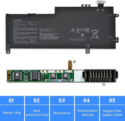 HXPK C41N1809 Laptop Battery for ASUS Zenbook UX562 UX562FN UX562FD UX562FDX Q536F Q536FD Q536FDX Q546FD UX562FD-2G UX562FD-A1003T UX562FDX-A1005R UX562FDX-A1007R Series Notebook 0B200-03070000 57Wh in Saudi Arabia