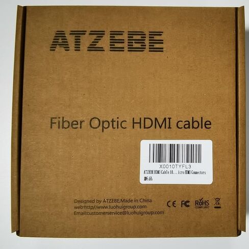 100ft (30m) Fiber Optic HDMI Cable, Dual Micro HDMI & Standard in Kuwait