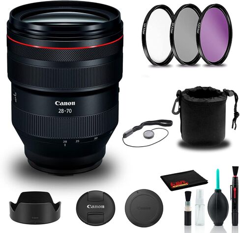 Canon RF 28-70mm f/2L USM Lens Accessory (2965C002) Bundle in Kuwait