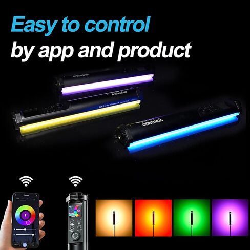 YONGNUO YN360mini RGB LED Video Light Wand Stick with APP Control for Video Photography Shooting in Saudi Arabia