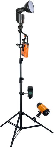 Godox Q-Type Mulit-Functional Clip Mount, 1/4"-20, 3/8"-16 Multi Interface for Bracket Mount Flash Speedlite Strobe Monolight in Saudi Arabia