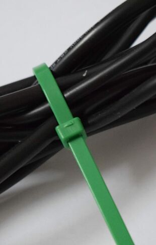 12" Heavy Duty Self Locking Nylon Cable Zip Ties,100 Pcs (Green) in Saudi Arabia