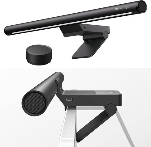 شريط اضاءة لشاشة الكمبيوتر، مصباح شاشة جيزليف [وحدة تحكم لاسلكية] شريط اضاءة شاشة يعمل بمنفذ USB، مصباح LED للقراءة الالكترونية، مضاد للوهج للمكتب والمنزل والدرجة/السطوع/تعديل درجة حرارة اللون in Kuwait