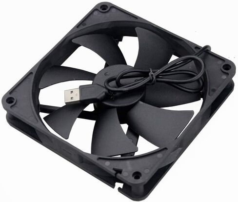GDSTIME Slim 80mm x 15mm USB Fan 5V 3 Speed Control DC Brushless Cooling in Kuwait
