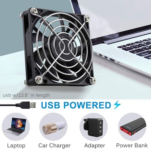 GDSTIME 60mm Fan, 5Volt Fan, 60x60x10mm 0.18A Brushless DC Cooling Fan in Saudi Arabia