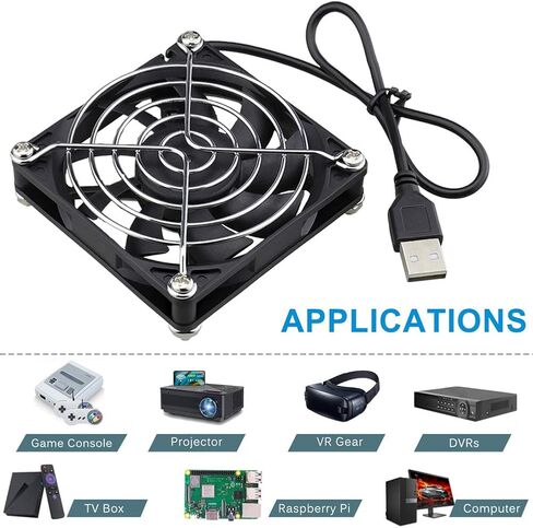 GDSTIME 60mm Fan, 5Volt Fan, 60x60x10mm 0.18A Brushless DC Cooling Fan in Saudi Arabia