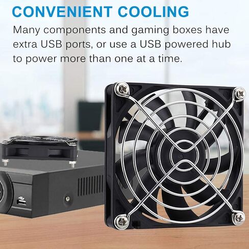 GDSTIME 60mm Fan, 5Volt Fan, 60x60x10mm 0.18A Brushless DC Cooling Fan in Saudi Arabia