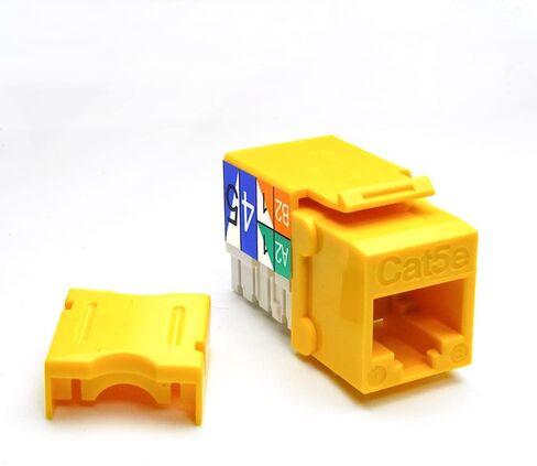Beszin Cat.5E RJ45 110 نوع Keystone Jack (50 حزمة، أزرق) in Kuwait
