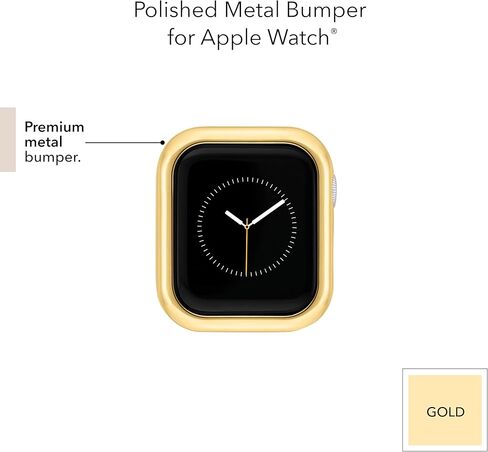 مصد معدني من Anne Klein، متوافق مع ساعة Apple، ملاءمة سلسة، سهل التركيب، ممتص الصدمات لساعة Apple in Kuwait