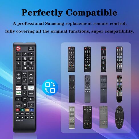 【Pack of 2】 BN59-01315A Replacement for All Samsung TV Remote, Replacement Compatible for All LED LCD HDTV QLED SUHD UHD 4K 3D TU-7000 Series Smart Samsung TVs Remote in Saudi Arabia