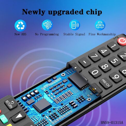 【Pack of 2】 BN59-01315A Replacement for All Samsung TV Remote, Replacement Compatible for All LED LCD HDTV QLED SUHD UHD 4K 3D TU-7000 Series Smart Samsung TVs Remote in Saudi Arabia