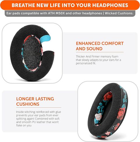 WC PadZ Velour - Earpads for Audio Technica, HyperX, Arctis & More in Kuwait