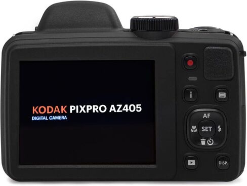 كوداك كاميرا رقمية استرو زووم AZ405BK بيكسبرو 20MP تكبير بصري 40X 24 ملم حزمة مع بطاقة ذاكرة 32GB UHS-I SDHC وشنطة كاميرا ديكو جير، منفاخ عدسة، قلم عدسة، حامل ثلاثي القوائم 12 انش والمزيد in Kuwait