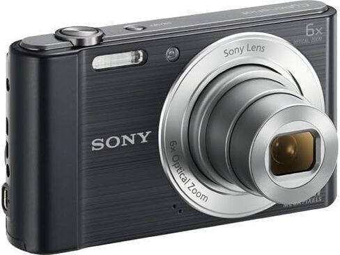Sony Cyber-Shot DSC-W810 Digital Camera (Black) (DSC-W810/B) + NP-BN1 Battery + 64GB Card + Corel Photo Software + Case + Charger + Card Reader + Flex Tripod + Cleaning Kit + Memory Wallet (Renewed) in Saudi Arabia