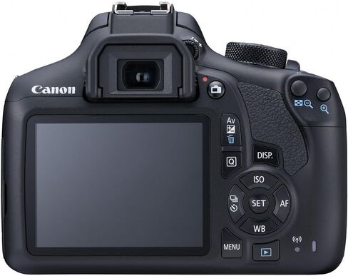 Canon EOS Rebel T6 DSLR Camera with 18-55mm Lens (1159C003) + 64GB Memory Card + Card Reader + Case + Flex Tripod + Hand Strap + Memory Wallet + Cap Keeper + Cleaning Kit (Renewed) in Saudi Arabia