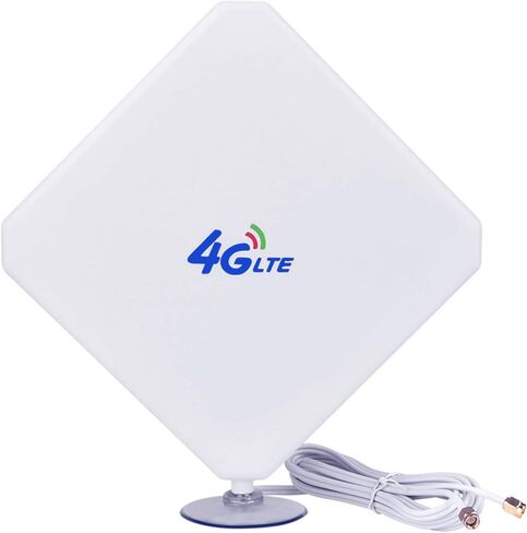 هوائي 4G LTE هوائي SMA 35dBi هوائي عالي الكسب مع كوب شفط مزدوج Mimo SMA ذكر موصل 3G/GSM WiFi إشارة معززة لهواوي موبايل هوت سبوت 4G LTE راوتر مودم إلخ in Kuwait
