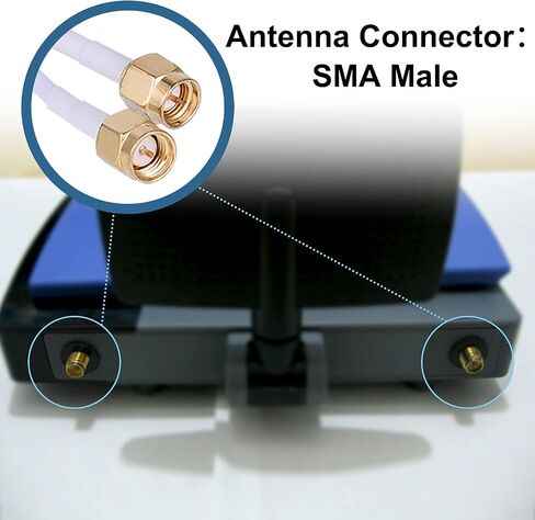 هوائي 4G LTE هوائي SMA 35dBi هوائي عالي الكسب مع كوب شفط مزدوج Mimo SMA ذكر موصل 3G/GSM WiFi إشارة معززة لهواوي موبايل هوت سبوت 4G LTE راوتر مودم إلخ in Kuwait