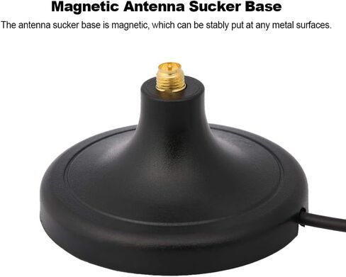 هواكام HCM35N هوائي واي فاي مغناطيسي قاعدة حامل RP SMA موصل مع كابل تمديد 3 متر in Kuwait