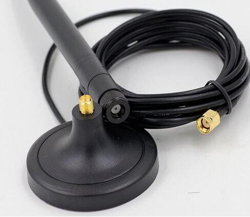 هواكام HCM35N هوائي واي فاي مغناطيسي قاعدة حامل RP SMA موصل مع كابل تمديد 3 متر in Kuwait