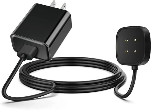 WZHENB Fast Wall Charger for Fitbit Sense & Versa 3 Versa 4 Replacement USB Charging Cable Cord for Fitbit Sense 2/Fitbit Sense/Fitbit Versa 4/Versa 3 Smartwatch Charger Dock USB Cable Cord in Kuwait