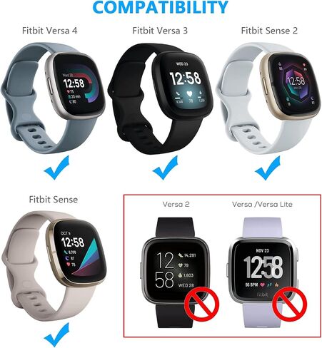 WZHENB Fast Wall Charger for Fitbit Sense & Versa 3 Versa 4 Replacement USB Charging Cable Cord for Fitbit Sense 2/Fitbit Sense/Fitbit Versa 4/Versa 3 Smartwatch Charger Dock USB Cable Cord in Kuwait