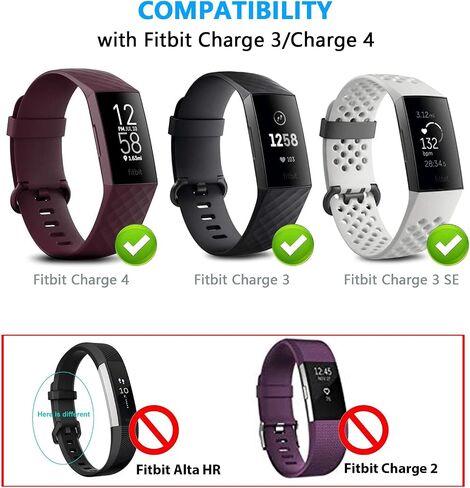 WZHENB Fast Wall Charger for Fitbit Sense & Versa 3 Versa 4 Replacement USB Charging Cable Cord for Fitbit Sense 2/Fitbit Sense/Fitbit Versa 4/Versa 3 Smartwatch Charger Dock USB Cable Cord in Kuwait