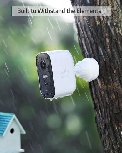 eufy Security، eufyCam S220 (eufyCam 2C Pro) طقم 3 كاميرات، نظام أمان منزلي لاسلكي بدقة 2K، عمر بطارية 180 يومًا، توافق HomeKit، IP67، رؤية ليلية، وبدون رسوم شهرية. in Kuwait