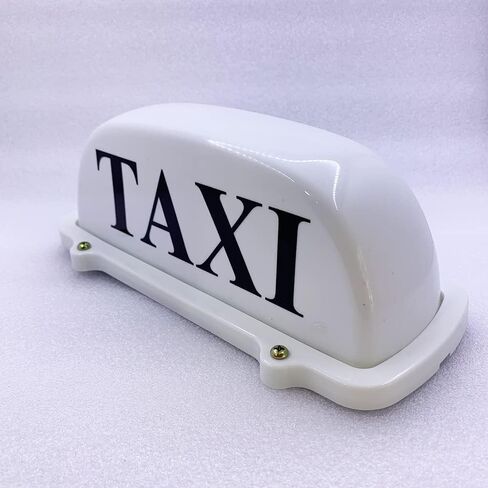USB Rechargeable Battery Taxi Top Light Roof Taxi Sign with Magnetic Base Waterproof Taxi Dome Light in Saudi Arabia