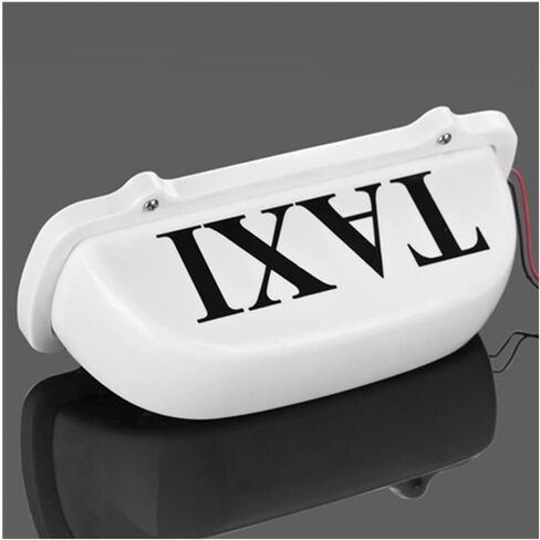 USB Rechargeable Battery Taxi Top Light Roof Taxi Sign with Magnetic Base Waterproof Taxi Dome Light in Saudi Arabia