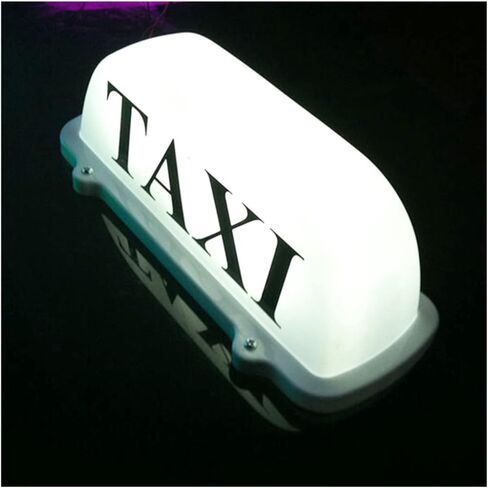 USB Rechargeable Battery Taxi Top Light Roof Taxi Sign with Magnetic Base Waterproof Taxi Dome Light in Saudi Arabia