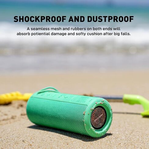 MIATONE Boombox Outdoor Portable Bluetooth Speaker Waterproof Wireless Speakers Gifts for Women Mothers Mom Wife Her - Pink in Kuwait