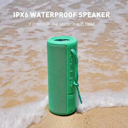 MIATONE Boombox Outdoor Portable Bluetooth Speaker Waterproof Wireless Speakers Gifts for Women Mothers Mom Wife Her - Pink in Kuwait