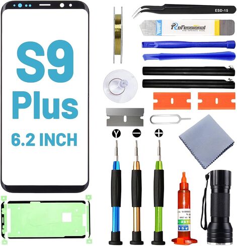 استبدال شاشة لهاتف Samsung Galaxy S10، شاشة بديلة لسلسلة Galaxy S10 مقاس 6.1 بوصة، طقم إصلاح الشاشة مع لاصق مقاوم للماء (بدون OLED ومحول رقمي يعمل باللمس) in Saudi Arabia