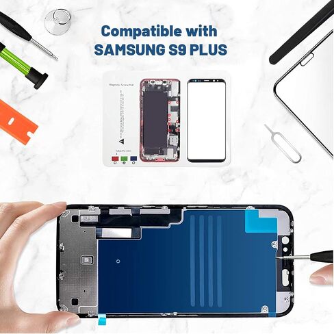 استبدال شاشة لهاتف Samsung Galaxy S10، شاشة بديلة لسلسلة Galaxy S10 مقاس 6.1 بوصة، طقم إصلاح الشاشة مع لاصق مقاوم للماء (بدون OLED ومحول رقمي يعمل باللمس) in Saudi Arabia