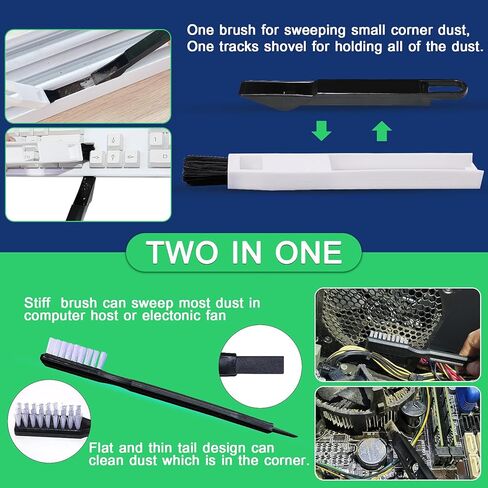 (مجموعة من 10) مجموعة متينة لتنظيف لوحة المفاتيح، كمبيوتر محمول إلكترونيات منظف فرشاة تنظيف صغيرة وطقم مسح in Kuwait