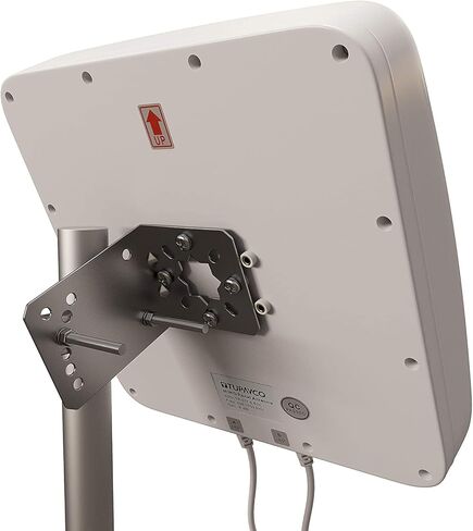 هوائي MIMO الخلوي 4G/LTE - 9dBi X-POL (±45°) إشارة متعددة الاتجاهات مستقطبة متقاطعة في هوائي واحد (نقطة اتصال خلية عالية الكسب) كابل ذكر RP-SMA بطول 6 أقدام مع محول TS-9 -Tupavco TP562 in Kuwait