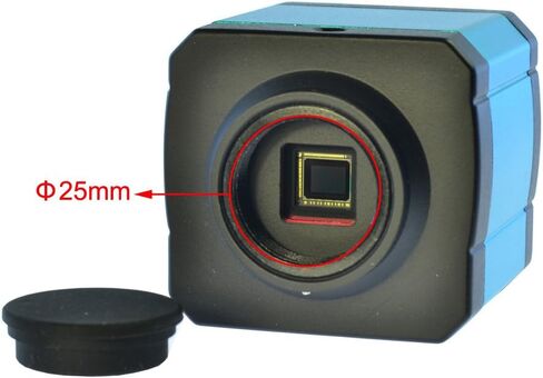 AIHOME 14MP HD TV HDMI USB صناعة مجهر كاميرا C حامل بطاقة TF + عدسة تكبير 180x C-MOUNT in Kuwait