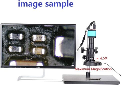 AIHOME 14MP HD TV HDMI USB صناعة مجهر كاميرا C حامل بطاقة TF + عدسة تكبير 180x C-MOUNT in Kuwait