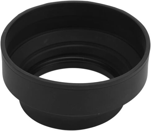 Lens Hood Shade, Rubber Metal Collapsible Lens Hood for Various Brands 77mm in Saudi Arabia