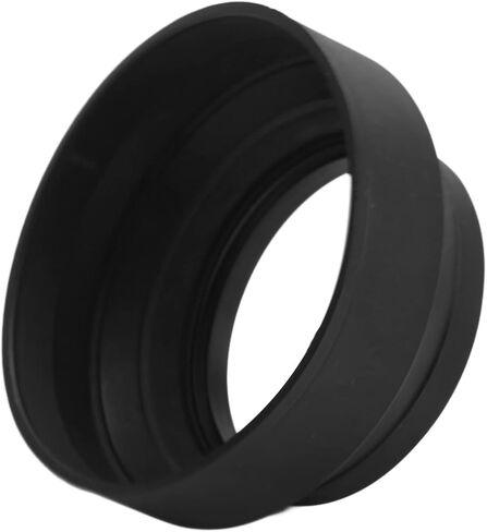 Lens Hood Shade, Rubber Metal Collapsible Lens Hood for Various Brands 77mm in Saudi Arabia