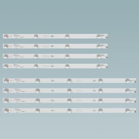 شرائط اضاءة خلفية LED (8 قطع) لـ TCL TOT_55D2900 55D2900 A/B JL.D55051330-004ES-M 55S401 55S403 55S405T 55S405LAAA 4C-LB5504-YH 4C-LB5504-YH 4C-LB5500 5-YH 5 5S401LDAA 55S401TAAA 55S403TFAA 55S405TBBA in Kuwait