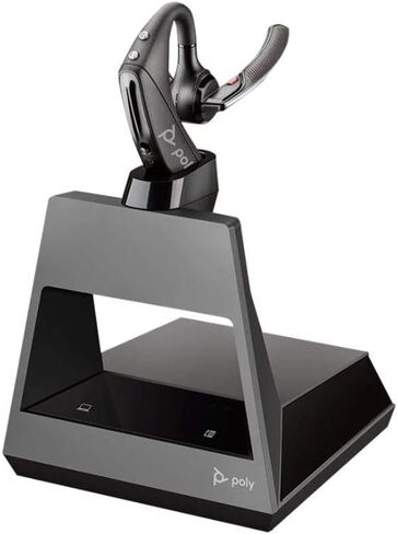 Plantronics - Voyager 5200 Office(Poly) - Bluetooth Over-the-Ear (Mono) Headset - Sound Guard-Noise Canceling Mic-Connects to Deskphone/PC Mac-Works with Teams (Certified), Zoom & more in Saudi Arabia