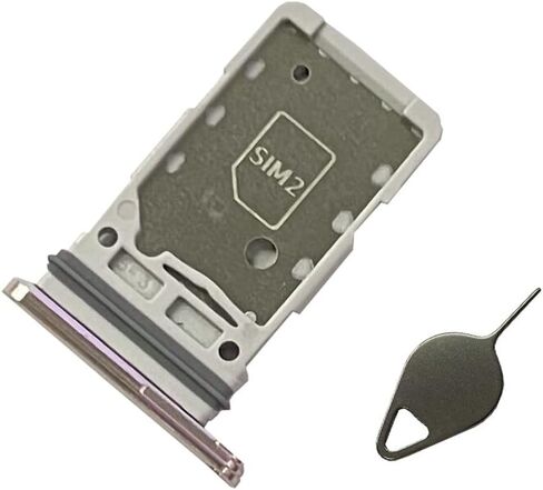 HQB-STAR Galaxy S22 Ultra Dual SIM Card Tray Holder Slot Replacement Parts for Samsung Galaxy S22 Ultra 5G + Eject Pin (S22 Ultra Green) in Kuwait
