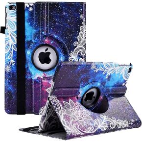 Rotating Case for iPad 9.7 Inch 2018 2017 / iPad Air 2 Case - 360 Degree Rotating Stand Protective Cover with Auto Sleep Wake for iPad 9.7 inch (6th Gen, 5th Gen) / iPad Air 2/ iPad Air (Black) in Kuwait