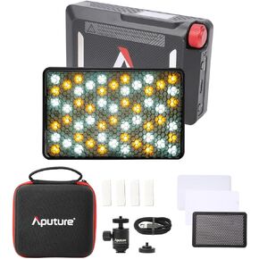 Aputure MC Pro RGBWW LED On Camera Video Light, Temperature 2000K-10000K | Support Magnetic Attraction IP65 Protection 15 Built-in Light Effects and App Control in Saudi Arabia